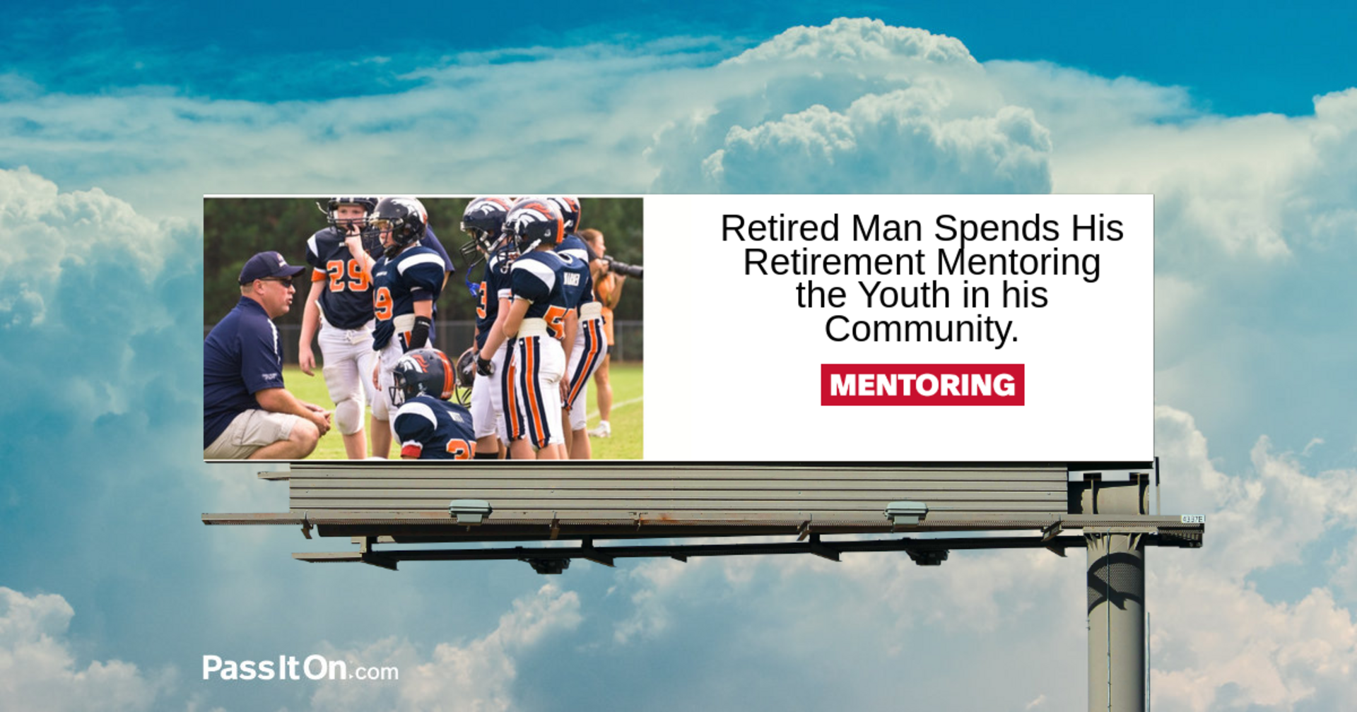 Retired Man Spends His Retirement Mentoring the Youth in his Community.