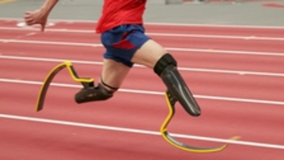 The Long Shot -  Hunter Woodhall won state in the 400 meters with a blistering time of 47.64 seconds — without legs.