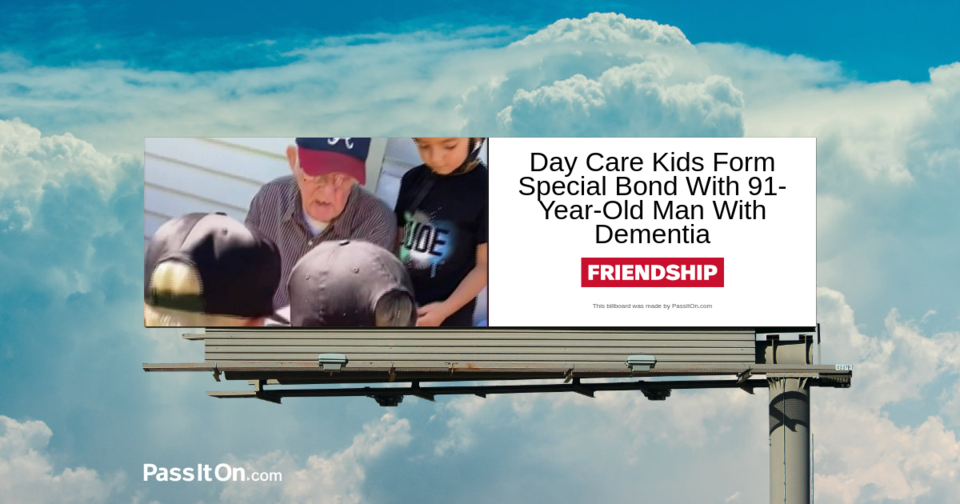 Day Care Kids Form Special Bond With 91-Year-Old Man With Dementia