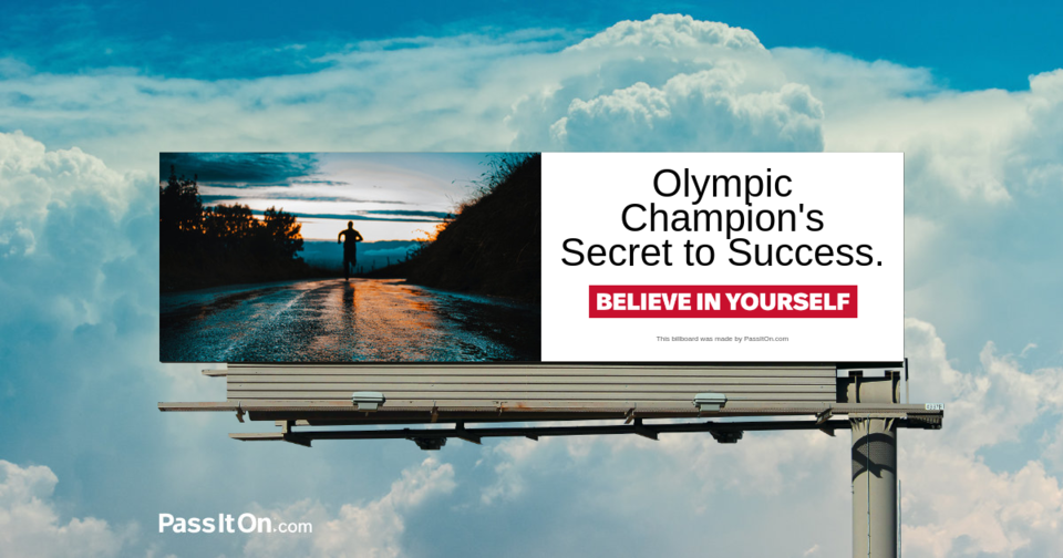 Olympic Champion's Secret to Success.