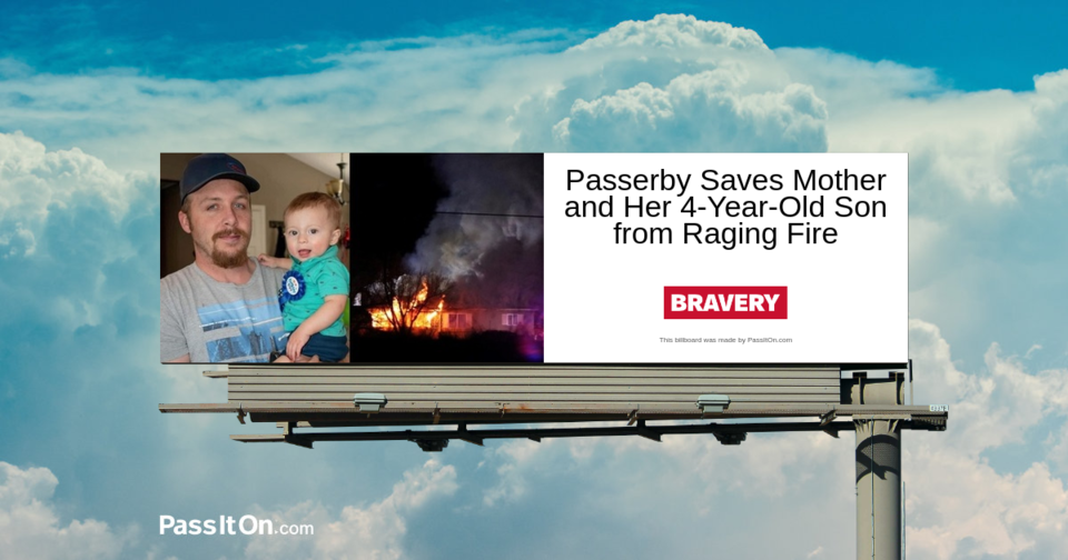 Passerby Saves Mother and Her 4-Year old Son from Raging Fire 