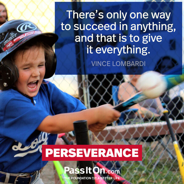 There's only one way to succeed in anything, and that is to give it everything. #<Author:0x00007fcdfb6ac090>