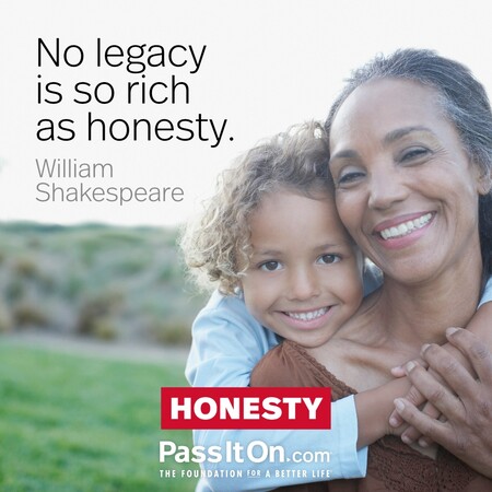No legacy is so rich as honesty. #<Author:0x00007fcdfbeb8360>