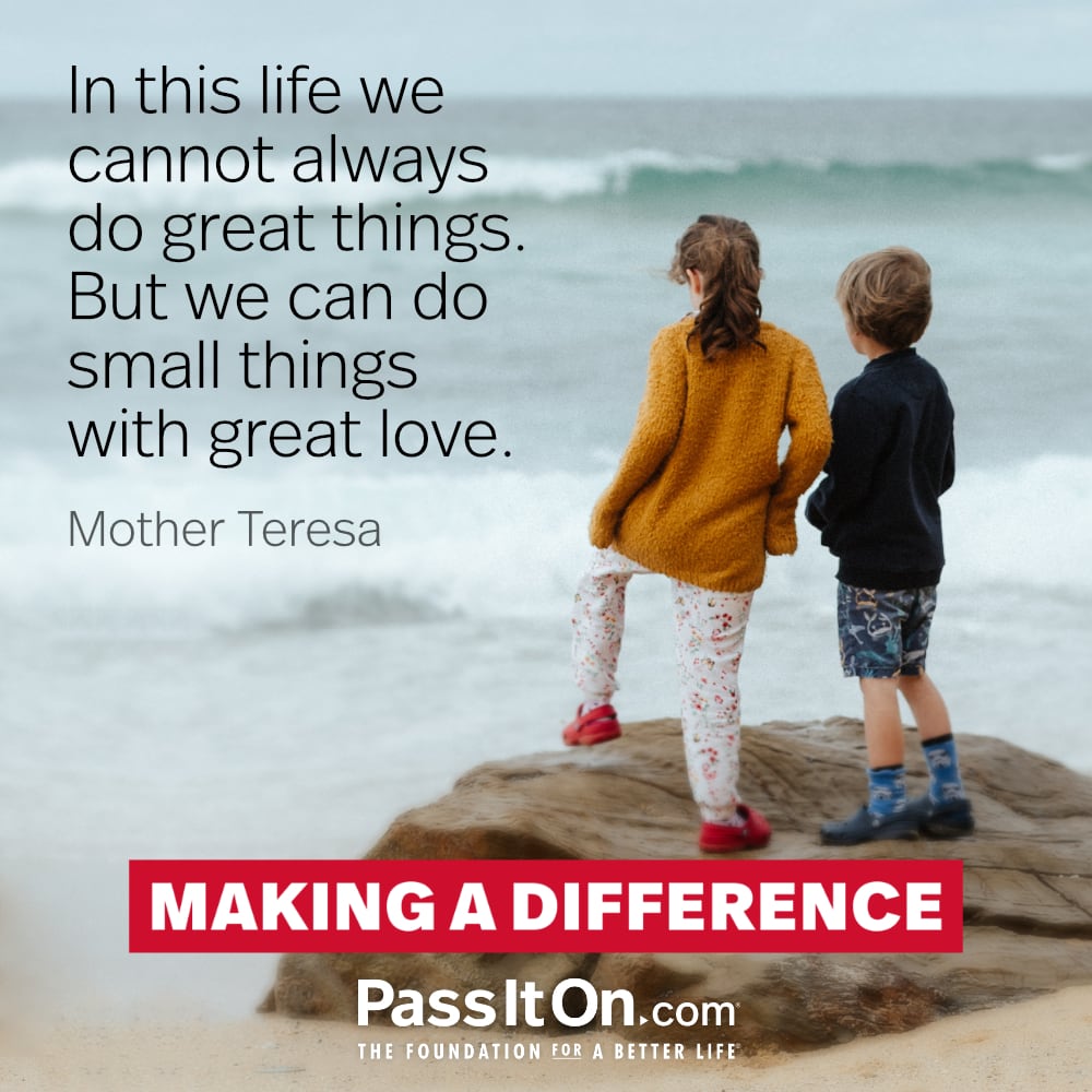 Welcome to PassItOn.com | The Foundation for a Better Life, image size:1000x1000