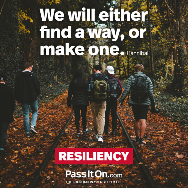 We will either find a way, or make one. #<Author:0x00007fcdfb6a5510>