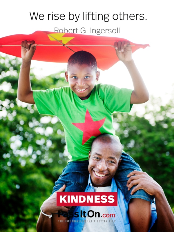 We rise by lifting others. #<Author:0x00007f00847deed0>