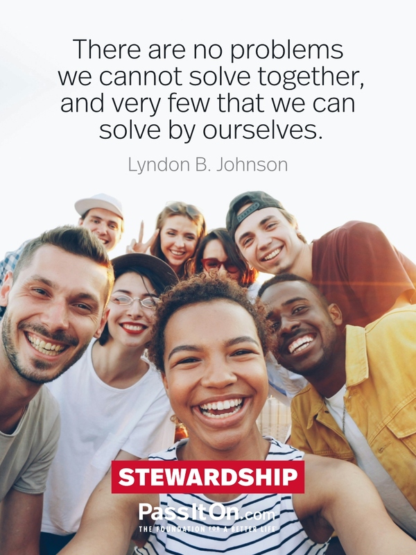 There are no problems we cannot solve together, and very few that we can solve by ourselves. #<Author:0x00007fcdfbf0f7a0>