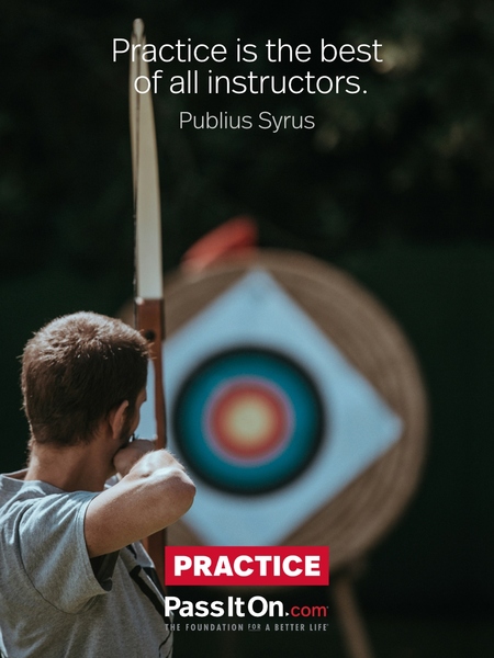 Practice is the best of all instructors. #<Author:0x00007fbd58d2c590>