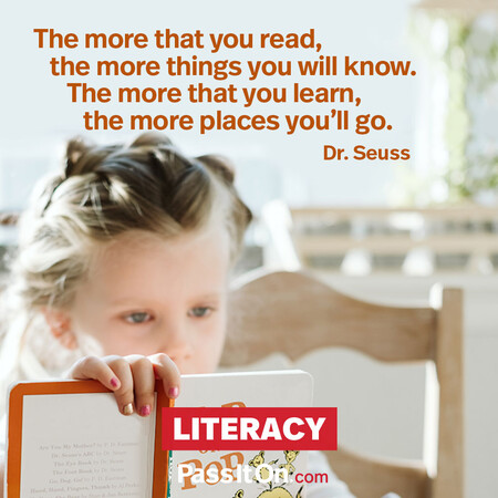 The more that you read, the more things you will know. The more that you learn, the more places you'll go. #<Author:0x00007fcdfbe57808>