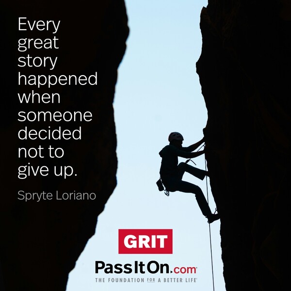 Every great story happened when someone decided not to give up. #<Author:0x00007fcdfb70b900>