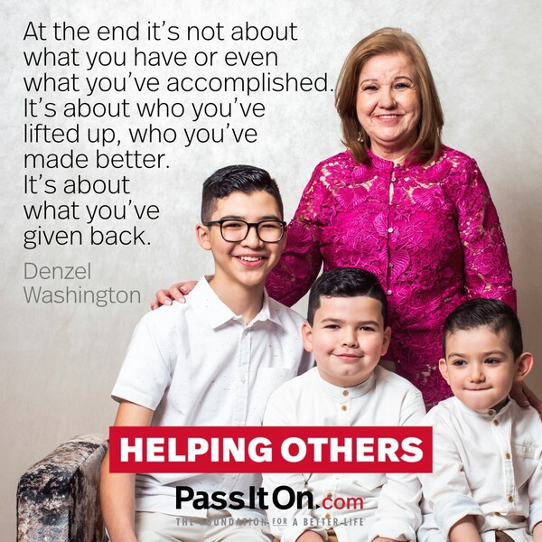 At the end of the day, it's not about what you have or even what you've accomplished… It's about who you've lifted up, who you've made better. It's about what you've given back. #<Author:0x00007fcdfbd9f140>