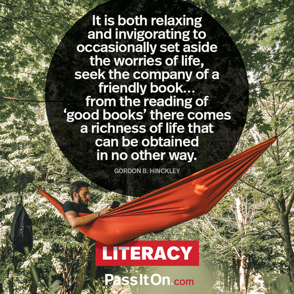 life, seek the company of a friendly book… from the reading of ‘good books’ there comes a richness of life that can be obtained in no other way. #<Author:0x00007fcdfbec7f90>