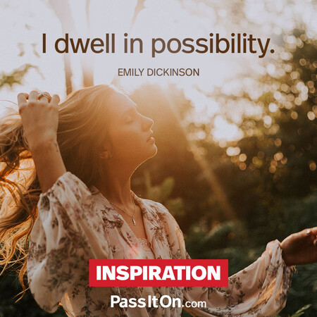 I dwell in possibility. #<Author:0x00007fbd5894c308>