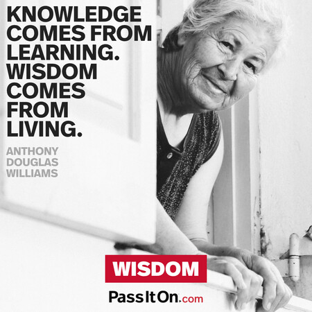 Knowledge comes from learning. Wisdom comes from living. #<Author:0x00007fce084a5dc0>