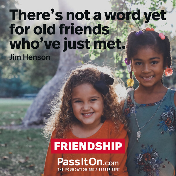 There’s not a word yet for old friends who’ve just met. #<Author:0x00007fce088a0150>