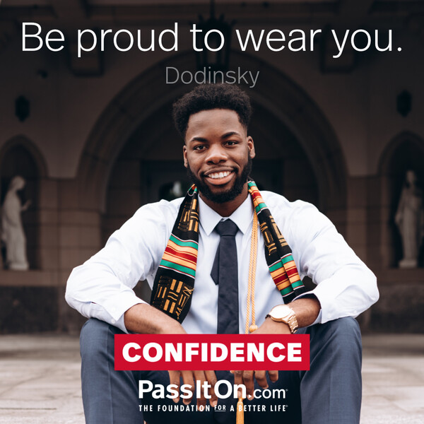 Be proud to wear you. #<Author:0x00007fce088ab690>