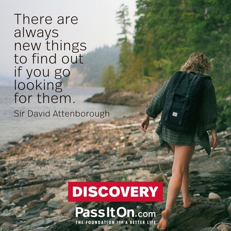 There are always new things to find out if you go looking for them. #<Author:0x00007fbd587b6b88>