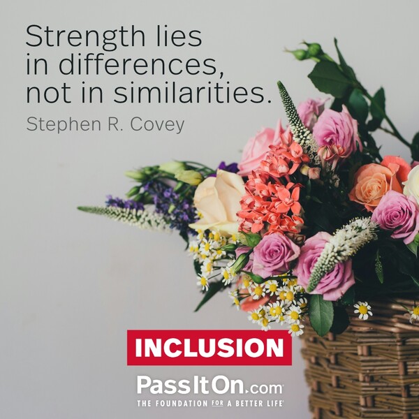 Strength lies in differences, not in similarities. #<Author:0x00007fcdfa7484a0>