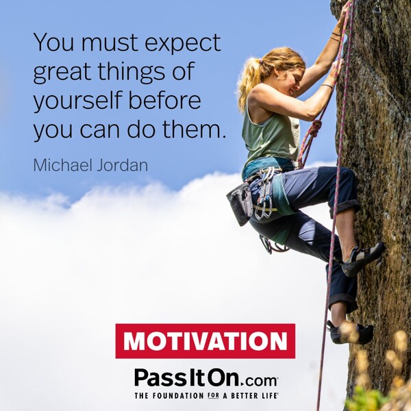 You must expect great things of yourself before you can do them. #<Author:0x00007fcdfa7b5140>