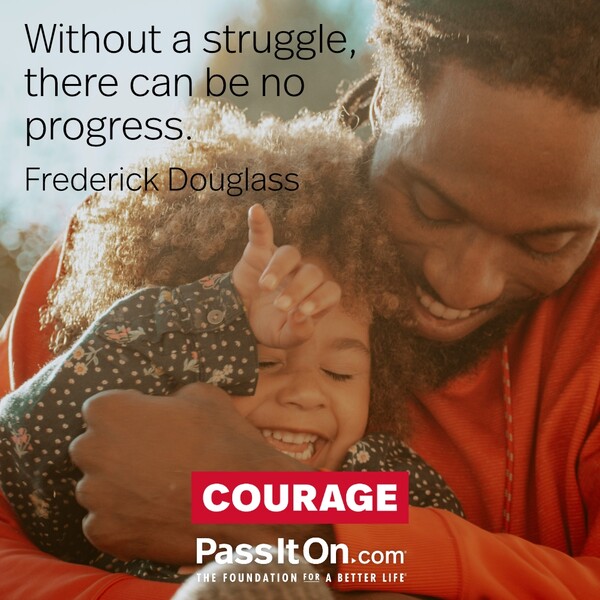 Without a struggle, there can be no progress. #<Author:0x00007fcdfb700a00>