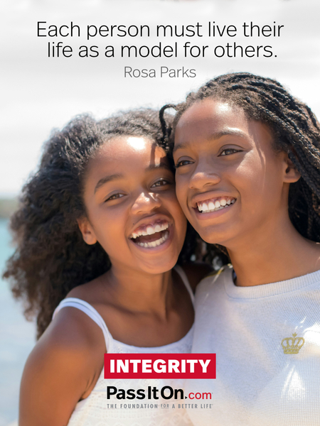 Each person must live their life as a model for others. #<Author:0x00007f0085818850>